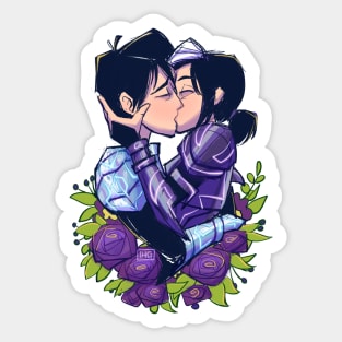 Jim Lake Jr/Claire Nuñez (Jlaire) Kiss Sticker